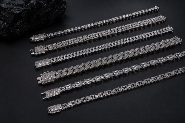 Gold bracelet jewelry